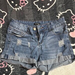 No Boundaries Blue Denim Women's Shorts